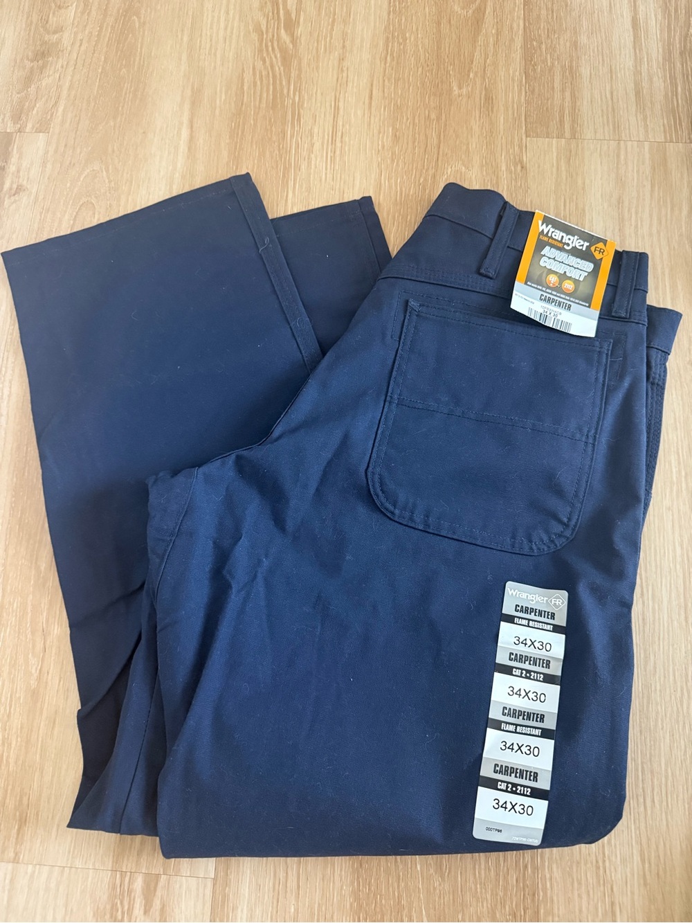 Wrangler Men's Cargo Pants - Navy Blue